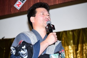 『銀魂2 掟は破るためにこそある』完成披露試写会に登壇した佐藤二朗