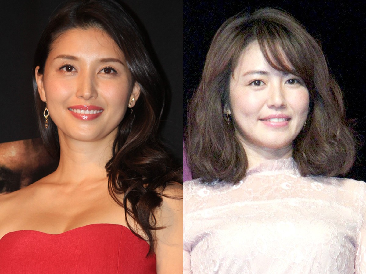 (左から)橋本マナミ、磯山さやか