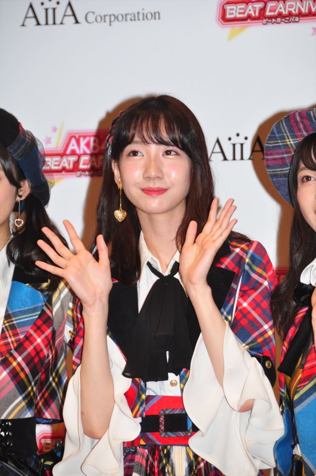 アイア AKB48を起用した新作ゲームお披露目記者会見20180816