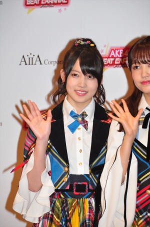 アイア AKB48を起用した新作ゲームお披露目記者会見に登場した岡部麟