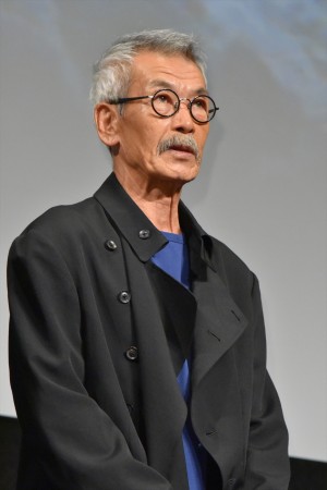 『ちいさな英雄―カニとタマゴと透明人間―』完成披露プレミア試写会イベントに登場した田中泯