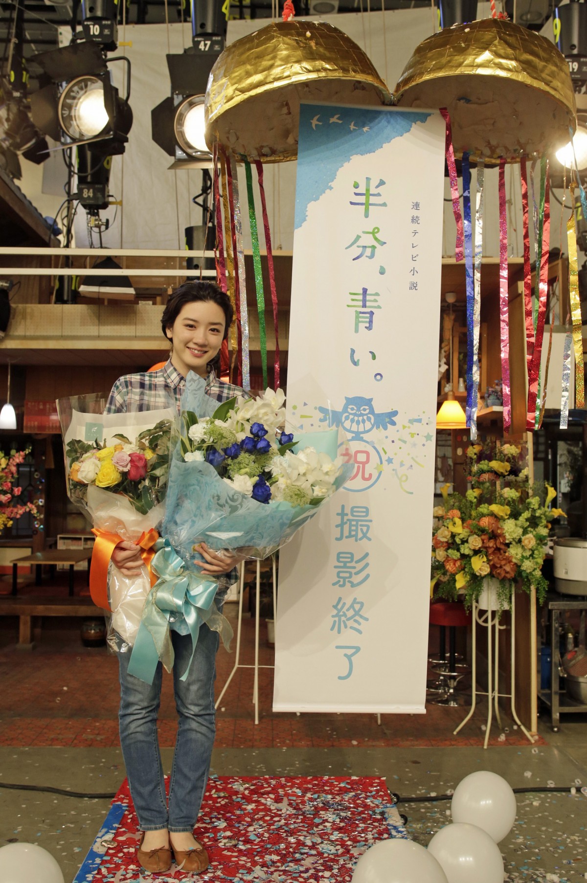 NHK連続テレビ小説『半分、青い。』クランクアップした永野芽郁