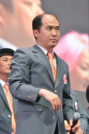 吉本坂46メンバーお披露目会開催＆囲み取材に登場した斎藤司（トレンディエンジェル）