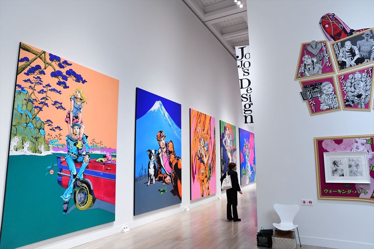 荒木飛呂彦、描き下ろしのジョジョ大型原画は「ちょっと失敗した」