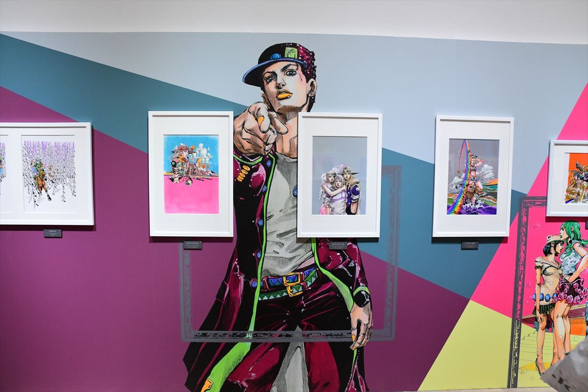 荒木飛呂彦、描き下ろしのジョジョ大型原画は「ちょっと失敗した」
