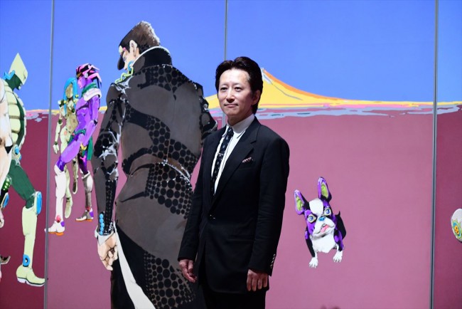 【二次使用不可】「荒木飛呂彦原画展 JOJO 冒険の波紋」プレス内覧会・トークセッション20180821