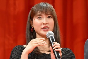 『累‐かさね‐』完成披露試写会に登壇した土屋太鳳
