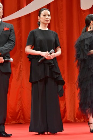 『累‐かさね‐』完成披露試写会に登壇した檀れい