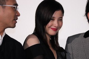 『検察側の罪人』初日舞台挨拶に登壇した吉高由里子