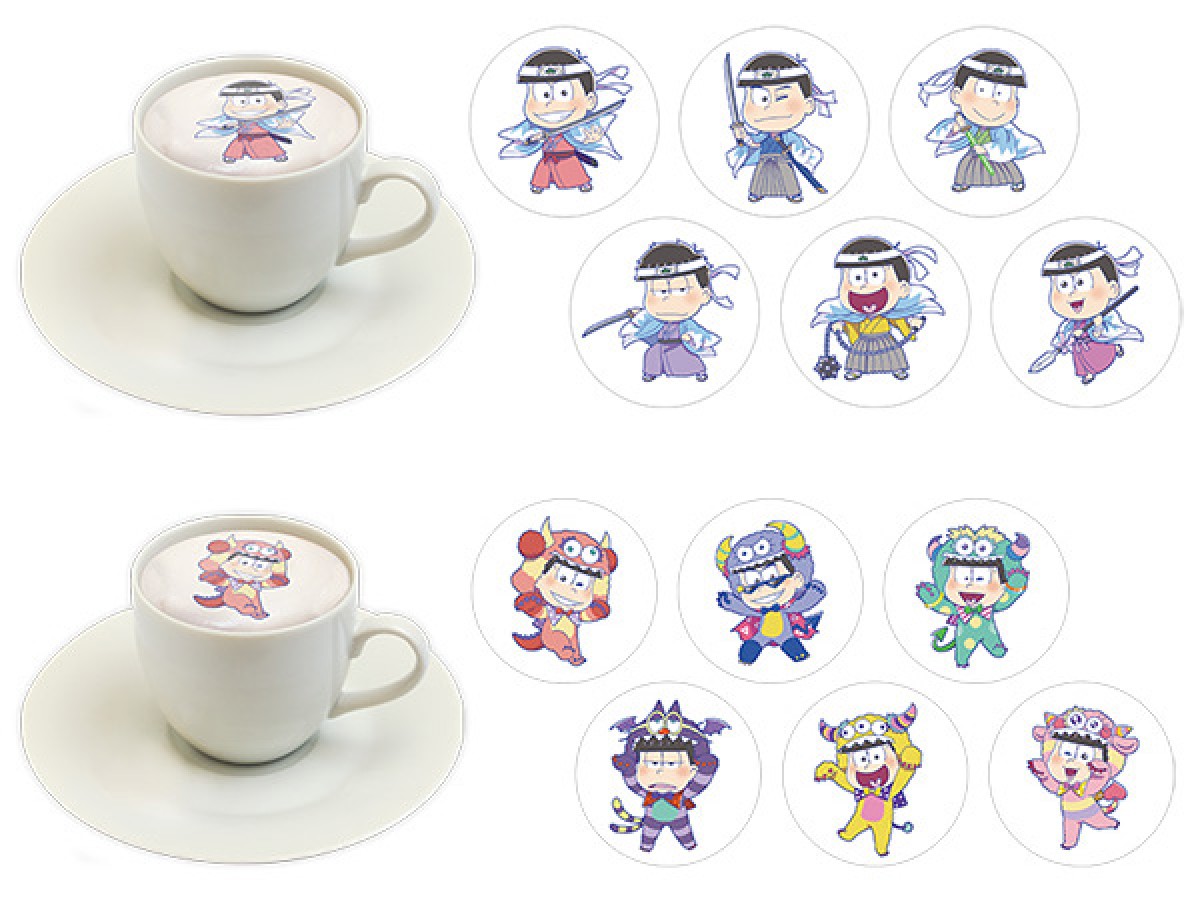 武士姿の6つ子が登場！『おそ松さん』コラボカフェ期間限定オープン