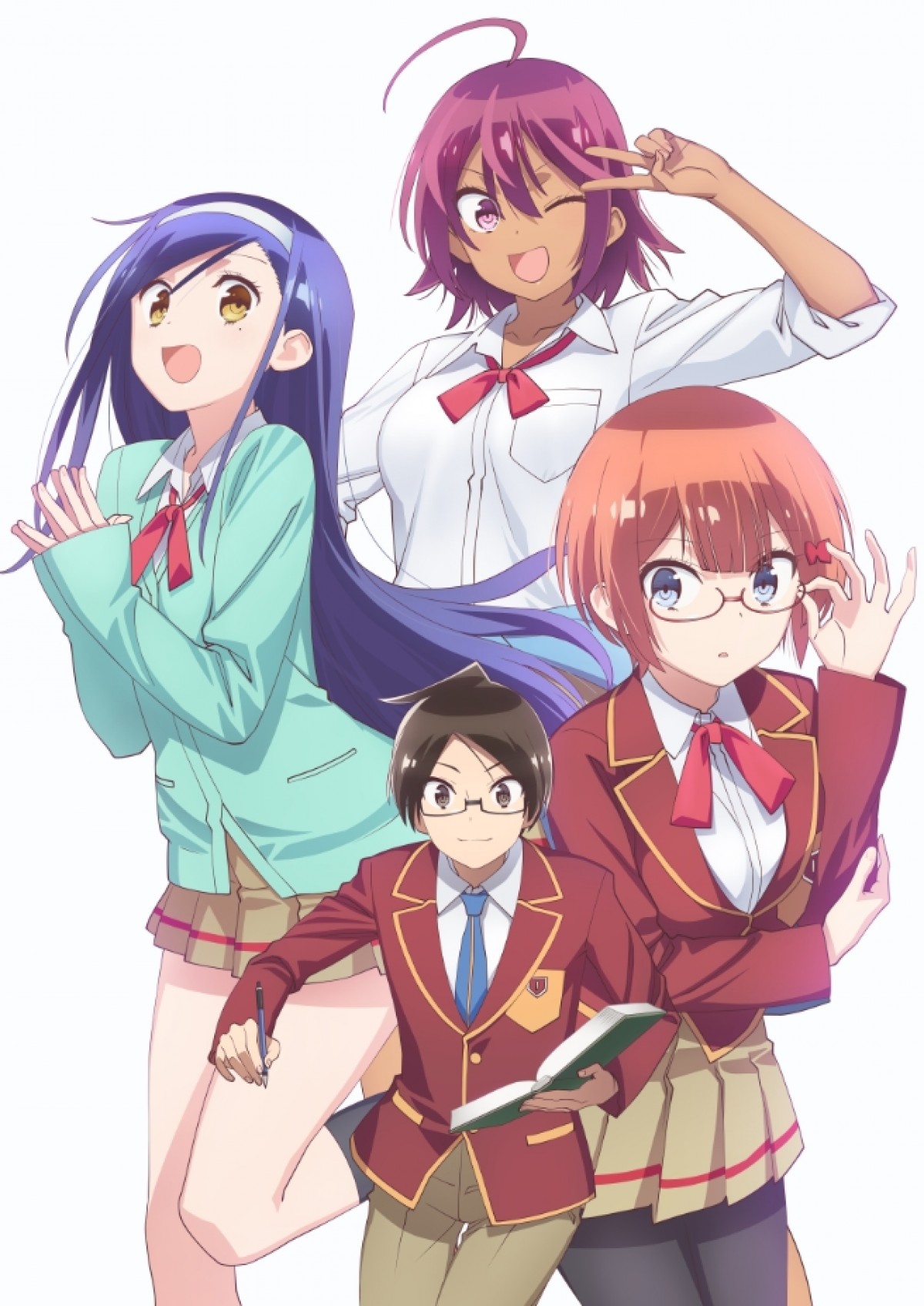 『ぼくたちは勉強ができない』TVアニメ化決定＆ティザービジュアル公開