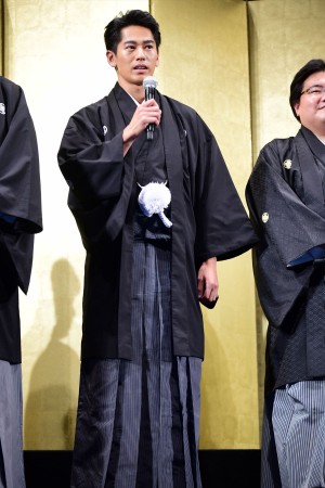 『泣き虫しょったんの奇跡』公開直前試写会舞台挨拶に登壇した永山絢斗