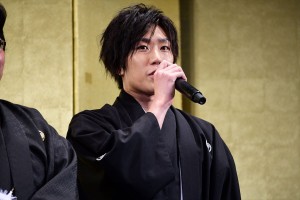 『泣き虫しょったんの奇跡』公開直前試写会舞台挨拶に登壇した早乙女太一