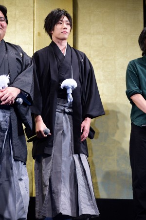 『泣き虫しょったんの奇跡』公開直前試写会舞台挨拶に登壇した早乙女太一