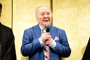 『泣き虫しょったんの奇跡』公開直前試写会舞台挨拶に登壇した加藤一二三