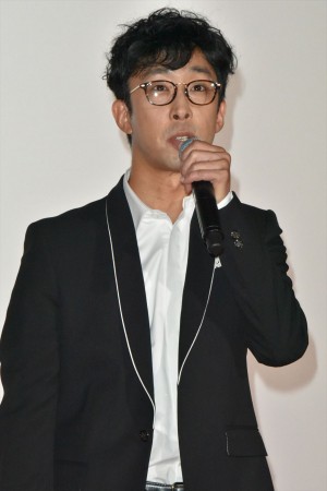 『響 ‐HIBIKI‐』完成披露舞台挨拶に登壇した北村有起哉