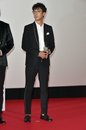 『響 ‐HIBIKI‐』完成披露舞台挨拶に登壇した北村有起哉