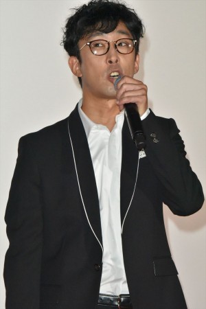 『響 ‐HIBIKI‐』完成披露舞台挨拶に登壇した北村有起哉