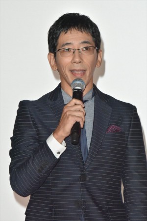 『響 ‐HIBIKI‐』完成披露舞台挨拶に登壇した野間口徹