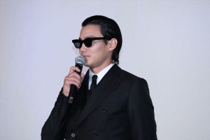 映画『純平、考え直せ』完成披露上映会舞台挨拶に登壇した野村周平