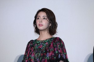 映画『純平、考え直せ』完成披露上映会舞台挨拶に登壇した柳ゆり菜