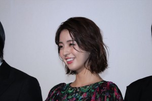 映画『純平、考え直せ』完成披露上映会舞台挨拶に登壇した柳ゆり菜