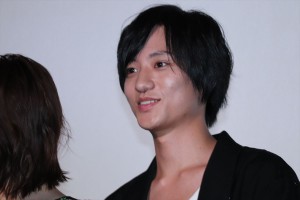 映画『純平、考え直せ』完成披露上映会舞台挨拶に登壇した藤原季節