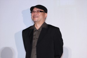 映画『純平、考え直せ』完成披露上映会舞台挨拶に登壇した森岡利行監督