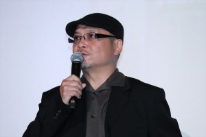 映画『純平、考え直せ』完成披露上映会舞台挨拶に登壇した森岡利行監督