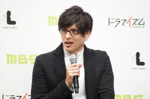 ドラマ『文学処女』制作発表会＆試写会に出席した城田優