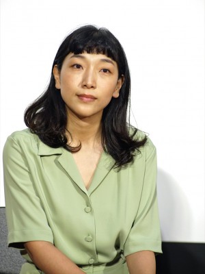 連続テレビ小説『まんぷく』完成試写会にて、安藤サクラ