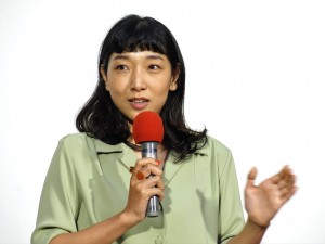 連続テレビ小説『まんぷく』完成試写会にて、安藤サクラ