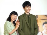 連続テレビ小説『まんぷく』完成試写会にて、安藤サクラ、長谷川博己