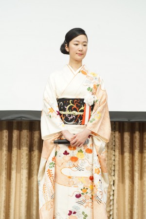 『日日是好日』プレミアム試写会に登壇した黒木華