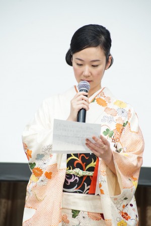 『日日是好日』プレミアム試写会に登壇した黒木華