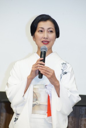 『日日是好日』プレミアム試写会に登壇した鶴田真由