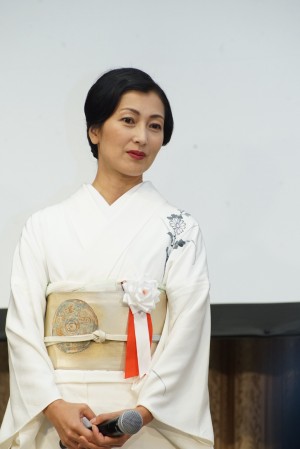 『日日是好日』プレミアム試写会に登壇した鶴田真由