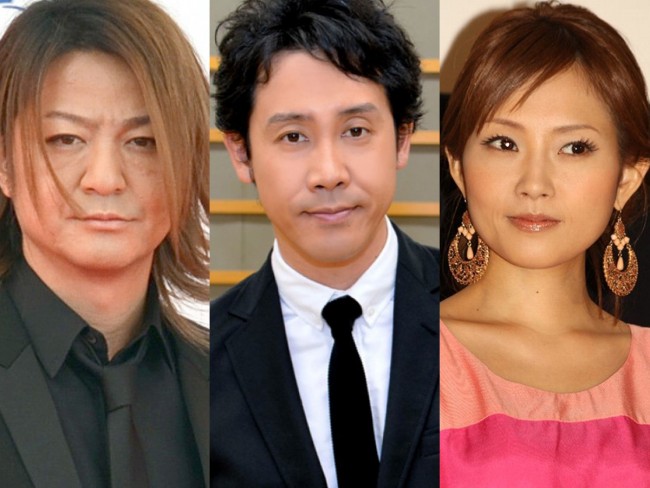 （左から）GLAY・TERU、大泉洋、安倍なつみ