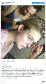 「エル・ファニング」インスタグラム
