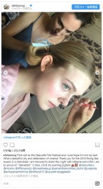 「エル・ファニング」インスタグラム