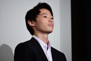 『泣き虫しょったんの奇跡』公開記念舞台挨拶に登壇した窪塚愛流