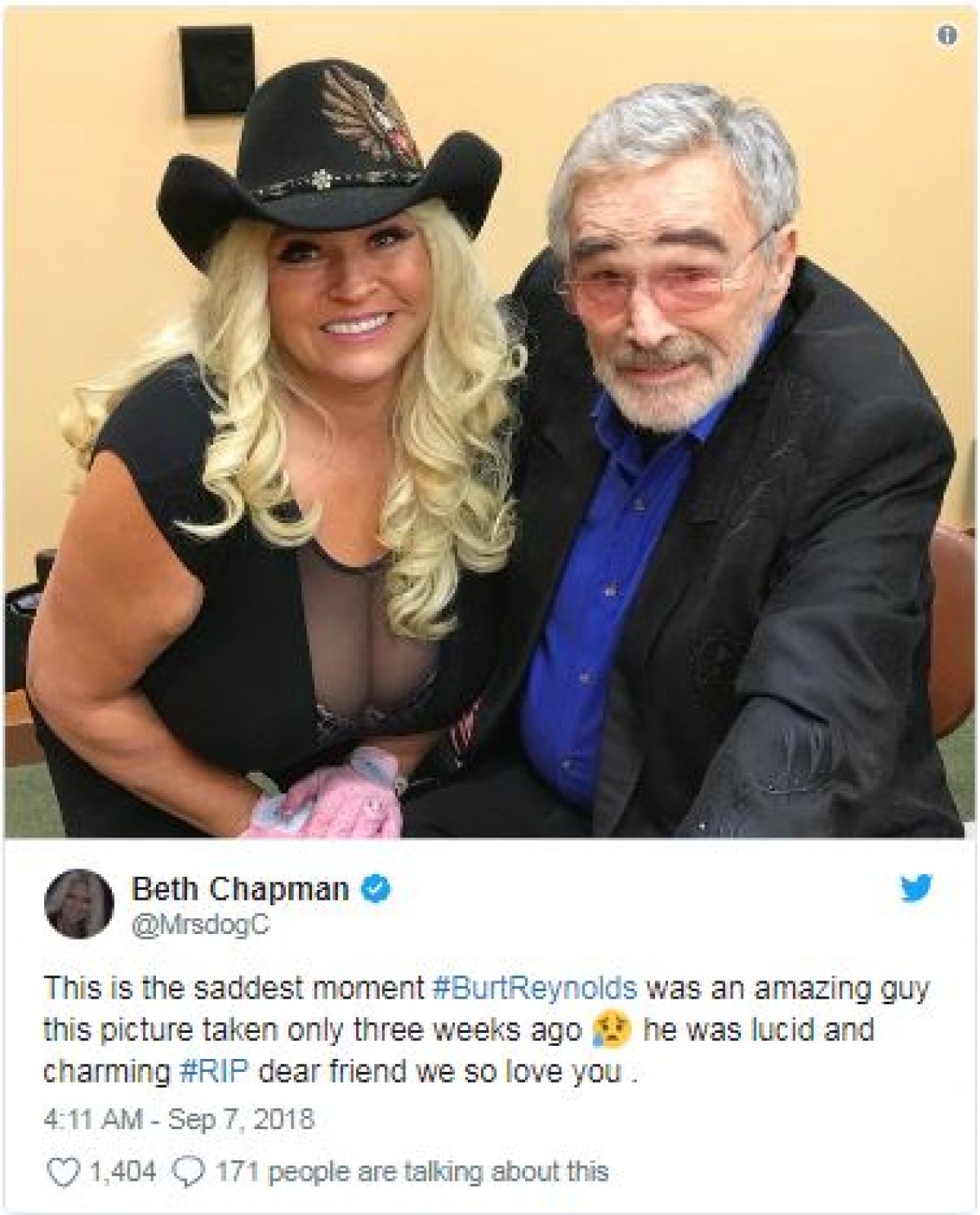 バート・レイノルズが死去　シュワちゃん、スタローンらが追悼コメント