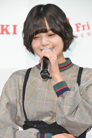 『響 ‐HIBIKI‐』学生限定公開直前イベントに登場した平手友梨奈