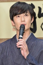 『昭和元禄落語心中』スタジオ取材会にて、岡田将生