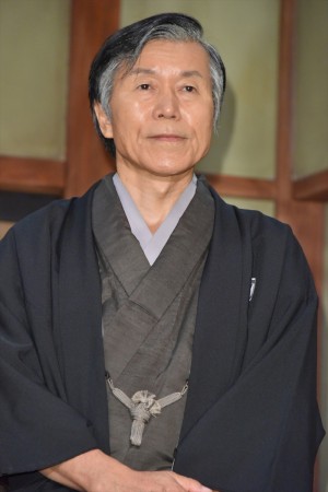 『昭和元禄落語心中』スタジオ取材会にて、平田満