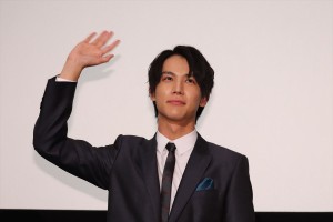 映画『覚悟はいいかそこの女子。』完成披露上映会に登場した中川大志