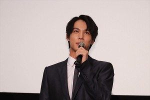 映画『覚悟はいいかそこの女子。』完成披露上映会に登場した中川大志