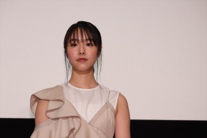 映画『覚悟はいいかそこの女子。』完成披露上映会に登場した唐田えりか