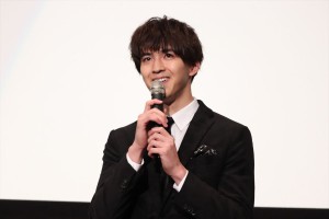 映画『覚悟はいいかそこの女子。』完成披露上映会に登場した甲斐翔真