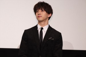 映画『覚悟はいいかそこの女子。』完成披露上映会に登場した甲斐翔真